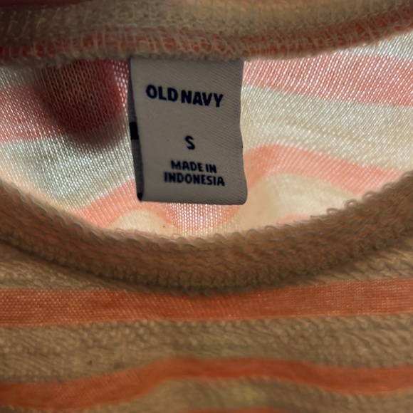 Old Navy striped romper with drawstring waist and pockets - Picture 2 of 3
